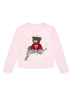 Guess Bluzka J4BI10 I3Z14 Różowy Regular Fit - Bluzki damskie - miniaturka - grafika 1