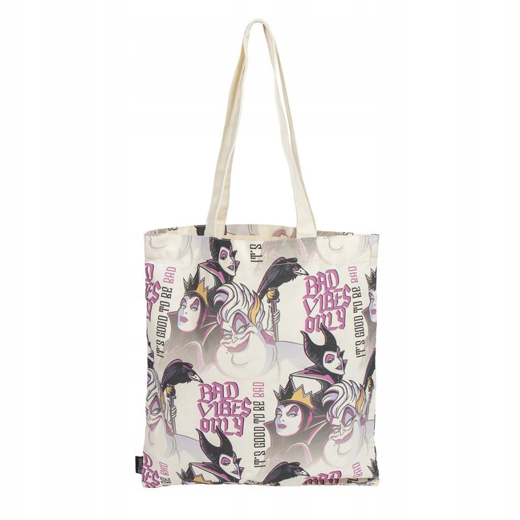 Disney Villains Bad Vibes torba na zakupy, torba zakupowa 39 cm