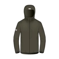 Kurtki męskie - Męska kurtka softshellowa Helly Hansen Paramount Hooded Softshell Jacket Men utility green - S - miniaturka - grafika 1