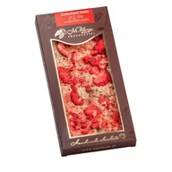 Batoniki - Czekolada biała z truskawką i wanilią 85 g M.Pelczar Chocolatier M00-E612-498A9 - miniaturka - grafika 1