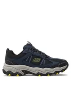 Buty trekkingowe męskie - Skechers Trekkingi Stamina At-Upper Stitch 237527/NVBK Granatowy - miniaturka - grafika 1