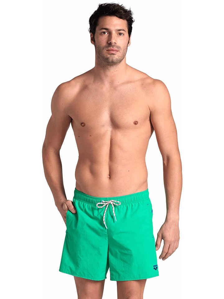 Arena Szorty kąpielowe w kolorze zielonym