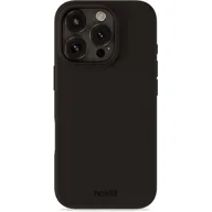 Etui i futerały do telefonów - Holdit Silicone Case iPhone 16 Pro Black - miniaturka - grafika 1