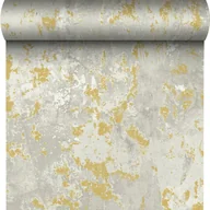 Tapety - Tapeta Alcamo beton beżowo-złota winylowa na flizelinie - miniaturka - grafika 1