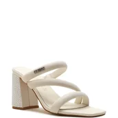 Sandały damskie - Guess Skórzane klapki - miniaturka - grafika 1