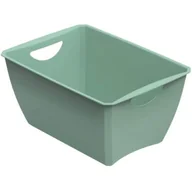Koszyki łazienkowe - Rotho Lounge pojemnik łazienkowy 11 l zielony 1164705092PC - miniaturka - grafika 1