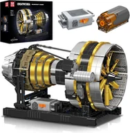 Klocki - KLOCKI KONSTRUKCYJNE MOULD KING 10141 SILNIK AIRCRAFT ENGINE 2256 EL. - miniaturka - grafika 1