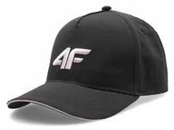 Czapki damskie - Czapka z daszkiem 4F HJL22 JCAD005 Black 52-56cm - miniaturka - grafika 1