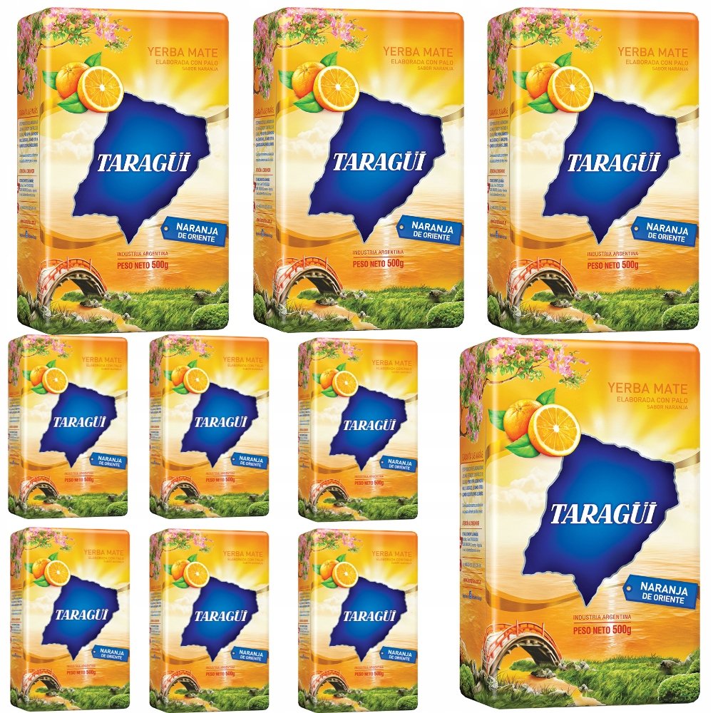 Zestaw Yerba Mate Taragui Naranja de Oriente 5kg