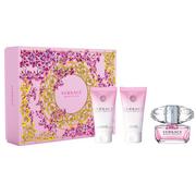 Kosmetyki do kąpieli - Versace Bright Crystal zestaw woda toaletowa spray 50ml + balsam do ciała 50ml + żel pod prysznic 50ml - miniaturka - grafika 1