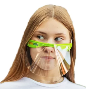 Inny SCHOOLMASK MP/003/C2/ZIELONY/FP021 Mini przyłbica dla dzieci i młodzieży 2szt - Przyłbice ochronne - miniaturka - grafika 1