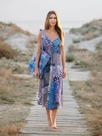 Sukienki - Isla Bonita by SIGRIS Sukienka w kolorze niebiesko-fioletowym - miniaturka - grafika 1