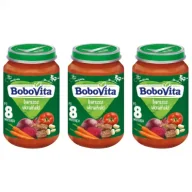 Dania dla dzieci - BoboVita Barszcz ukraiński po 8 miesiącu zestaw 3 x 190 g - miniaturka - grafika 1