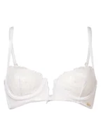 Biustonosze - Bluebella - Damski biustonosz z fiszbinami  Irena, biały - miniaturka - grafika 1