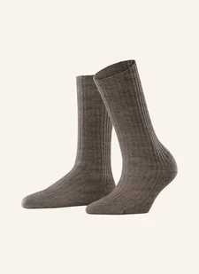 Falke Skarpety Cosy Wool Boot Z Wełną Merino blau - Skarpetki damskie - miniaturka - grafika 1