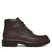 Botki męskie - Trzewiki ECCO Metropole Oslo 55031401178 Bordowy - miniaturka - grafika 1