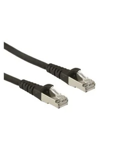 ROLINE Patchcord Kat.6A S/FTP (PiMF) Component Level LSOH czarny 7.5m - Pozostałe akcesoria sieciowe - miniaturka - grafika 1