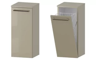 Słupek Łazienkowy RON 30 cm K - Cappuccino Wysoki Połysk - Uchwyty Chromowane - Szafki łazienkowe - miniaturka - grafika 1