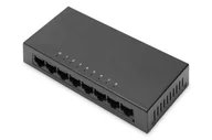 Pozostałe akcesoria sieciowe - Digitus Przełącznik 8-portowy, 10/100 Mb/s Fast Ethernet, niezarządzany - miniaturka - grafika 1