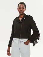 Kurtki damskie - Brave Soul Kurtka przejściowa LJK-LOTTE Czarny Straight Fit - miniaturka - grafika 1