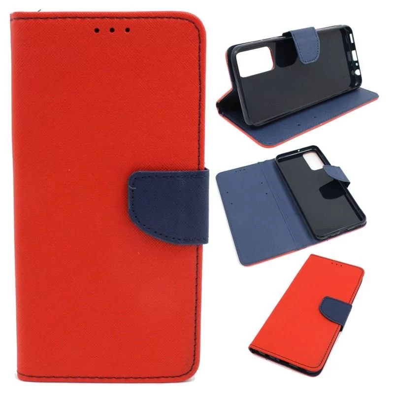 Etui Fancy Diary Do Telefonu Samsung Galaxy M23 5G M236 / M13 4G M135 Czerwone Case Pokrowiec