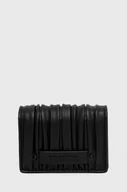 Portfele - KARL Lagerfeld Lagerfeld portfel damski kolor czarny - miniaturka - grafika 1