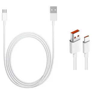 ULTRA SZYBKI ORYGINALNY KABEL XIAOMI /120W USB TYP-C 6A 1M BIAŁY - Kable USB - miniaturka - grafika 1