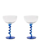 Kieliszki - &K Amsterdam Miski Ice Spiral, 2 Szt. blau - miniaturka - grafika 1