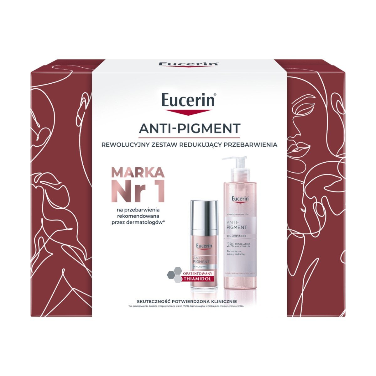 Eucerin Anti-Pigment Zestaw: serum przeciw przebarwieniom + żel oczyszczający do twarzy