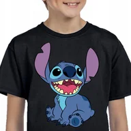 Moda i Uroda OUTLET - 104 KOSZULKA LILO I STITCH BAJKA 3202 CZARNA - miniaturka - grafika 1
