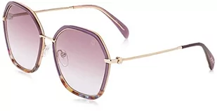 TOUS STOB51, okulary, Violet+Yellow, 58 damskie, Fiolet+żółty, 58 - Okulary przeciwsłoneczne - miniaturka - grafika 1