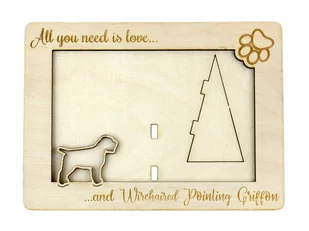 Wirehaired Pointing Griffon ramka na zdjęcie - Ramki na zdjęcia Wirehaired Pointing Griffon ramka na zdjęcie - Ramki na zdjęcia - miniaturka - grafika 1