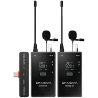 Mikrofony estradowe - CKMOVA CKMOVA UM100Kit4 - podwójny bezprzewodowy zestaw na USB-C B-STOCK - miniaturka - grafika 1