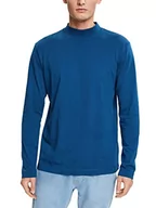 Koszulki męskie - ESPRIT Collection Męski t-shirt 082EO2K305, 450/PETROL Blue, M - miniaturka - grafika 1
