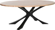 Stoły - DKD Home Decor Stoły do Jadalni DKD Home Decor Metal Drewno akacjowe 200 x 110 x 76 cm - miniaturka - grafika 1
