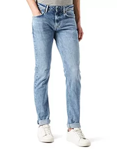 Pepe Jeans Spodnie męskie Stanley, 000 dżins, 28W Regularny - Spodnie męskie - miniaturka - grafika 1