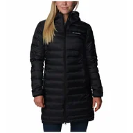 Kurtki i kamizelki sportowe damskie - Płaszcz damski Columbia Lake 22™ II Down Long Hooded Jacket Rozmiar: M / Kolor: czarny - miniaturka - grafika 1