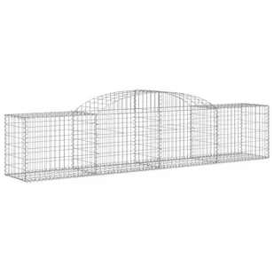 vidaXL Kosze gabionowe, 25 szt, 300x50x60/80 cm, galwanizowane żelazo - Ogrodzenia - miniaturka - grafika 4