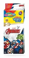Przybory szkolne - Farby tempera w tubach Colorino Kids 12 kolorów 12 ml Avengers - miniaturka - grafika 1