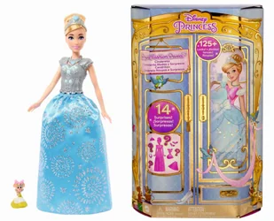 Disney Princess Kopciszek Princess Niespodzianka Reveal Szafa od Mattel - Lalki dla dziewczynek - miniaturka - grafika 1