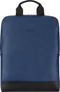 Moleskine Pionowa torba na urządzenie, kolekcja klasyczna, plecak kompatybilny z laptopem, notebookiem, iPadem, komputerem do 15 cali, rozmiar 29 x 39 x 6 cm, kolor szafirowy niebieski - Torby na laptopy - miniaturka - grafika 1