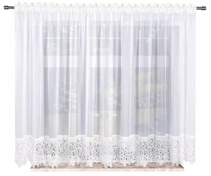 Firana gotowa Firany 160x500 cm Firanki z gipiura - Firany - miniaturka - grafika 1