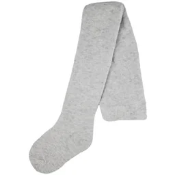 Rajstopy bawełniane dziecięce Noviti RB001-G-06 Szare gładkie - Rajstopy dziecięce - miniaturka - grafika 1