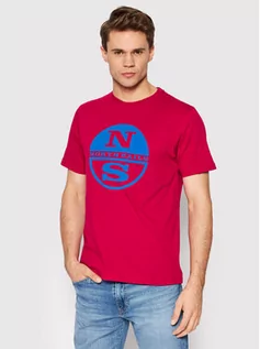 Koszulki i topy damskie - North Sails T-Shirt Graphic 692792 Czerwony Regular Fit - grafika 1