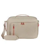 Torby podróżne - Torba podręczna/plecak American Tourister Puffypop 3-way Boarding Bag 14,1 - beige - miniaturka - grafika 1