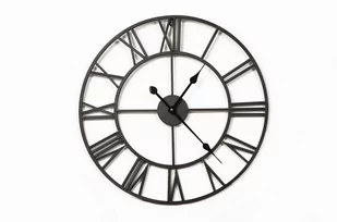 HANDLOTEKA Duży metalowy zegar ścienny 60 CM Vintage 0000000298 - Zegary - miniaturka - grafika 1