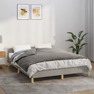 Poszewki na poduszki - vidaXL Koc obciążeniowy z poszewką, szary, 135x200 cm, 6 kg, tkanina - miniaturka - grafika 1