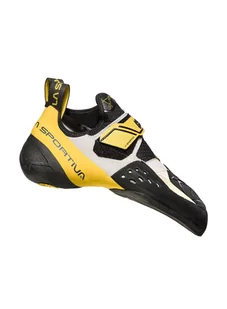 Buty wspinaczkowe La Sportiva Solution - white/yellow - Sprzęt wspinaczkowy - miniaturka - grafika 1