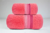 Ręczniki - Greno OMBRE FROTEX RĘCZNIK 70x140 KORALOWY 450 040846 - miniaturka - grafika 1