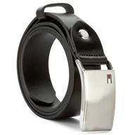 Paski - Tommy Hilfiger Pasek Męski Th Plaque Belt 3.5 Adj AM0AM01995 90 002 - miniaturka - grafika 1